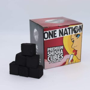 One Nation – Premium Cubes 26er Naturkohle 1 Kg