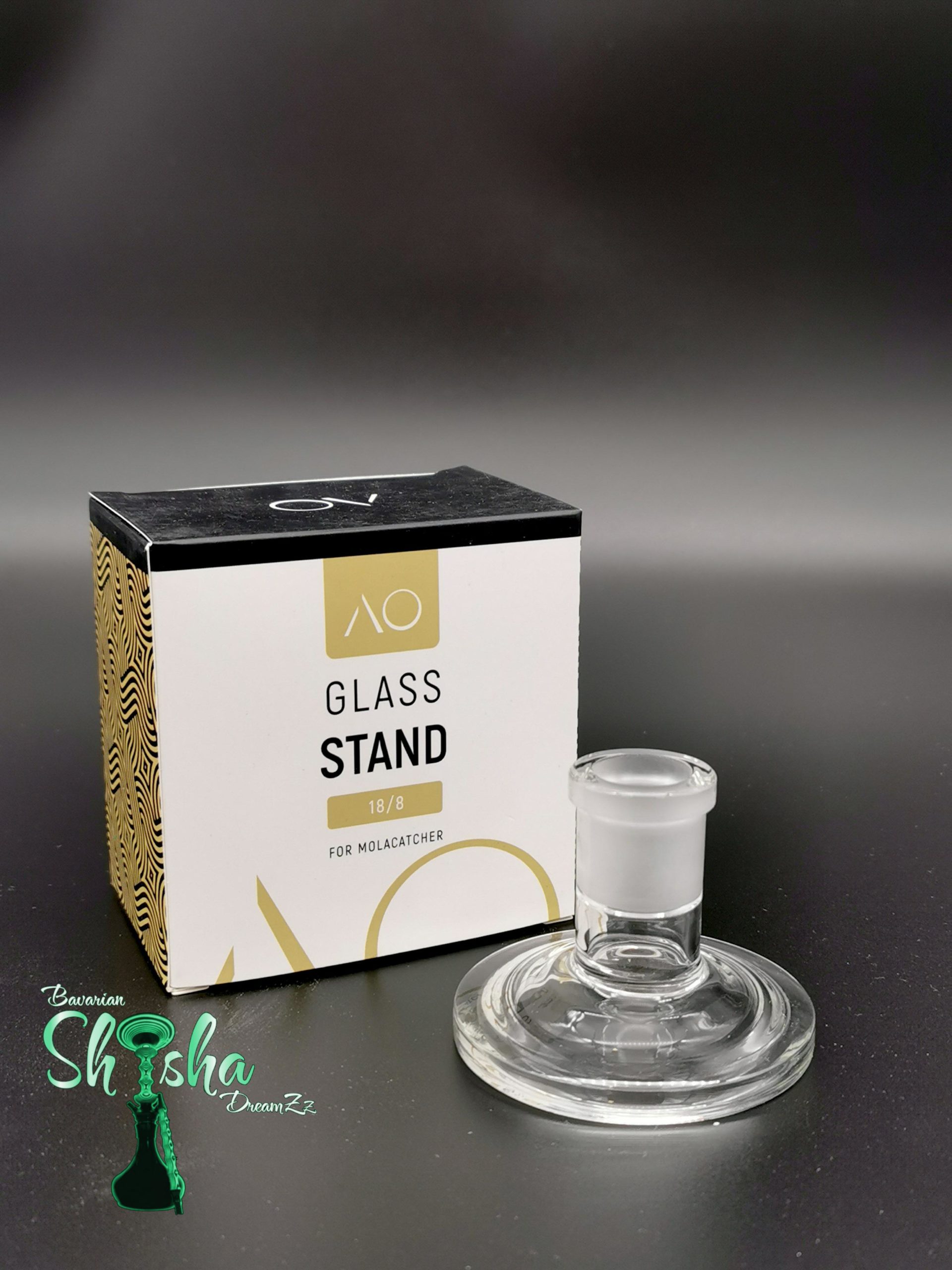 AO - Molassefänger-Glasstand 18/8 Schliff