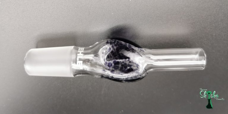 EHLE - Schlauchanschluss Glas Twisted Blau