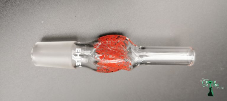 EHLE - Schlauchanschluss Twisted Glas Rot