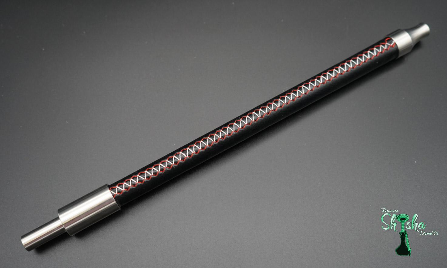 Sinned - Mundstück Performance Schwarz/Weiß-Rote Naht