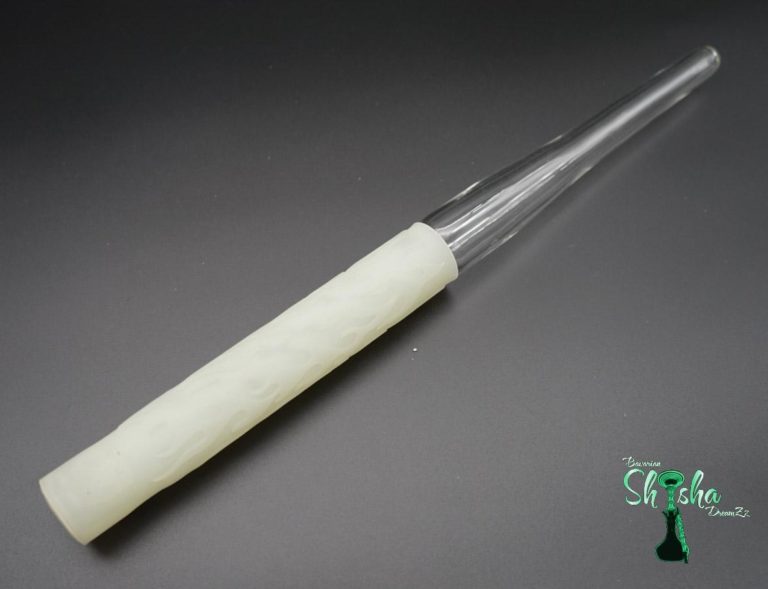 Kaya - Glasmundstück Crystal Flame Rund Weiß