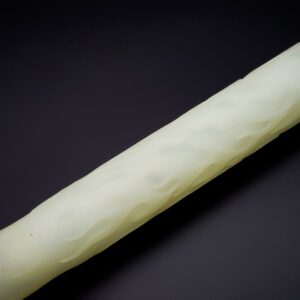 Kaya – Glasmundstück Crystal Flame Rund Weiß
