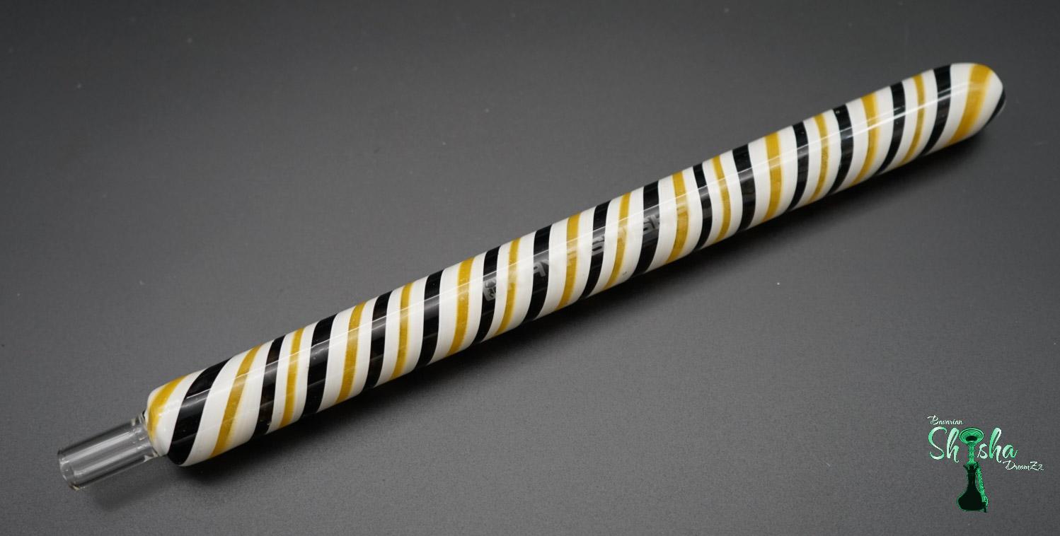 Kaya - Glasmundstück Loop Yellow