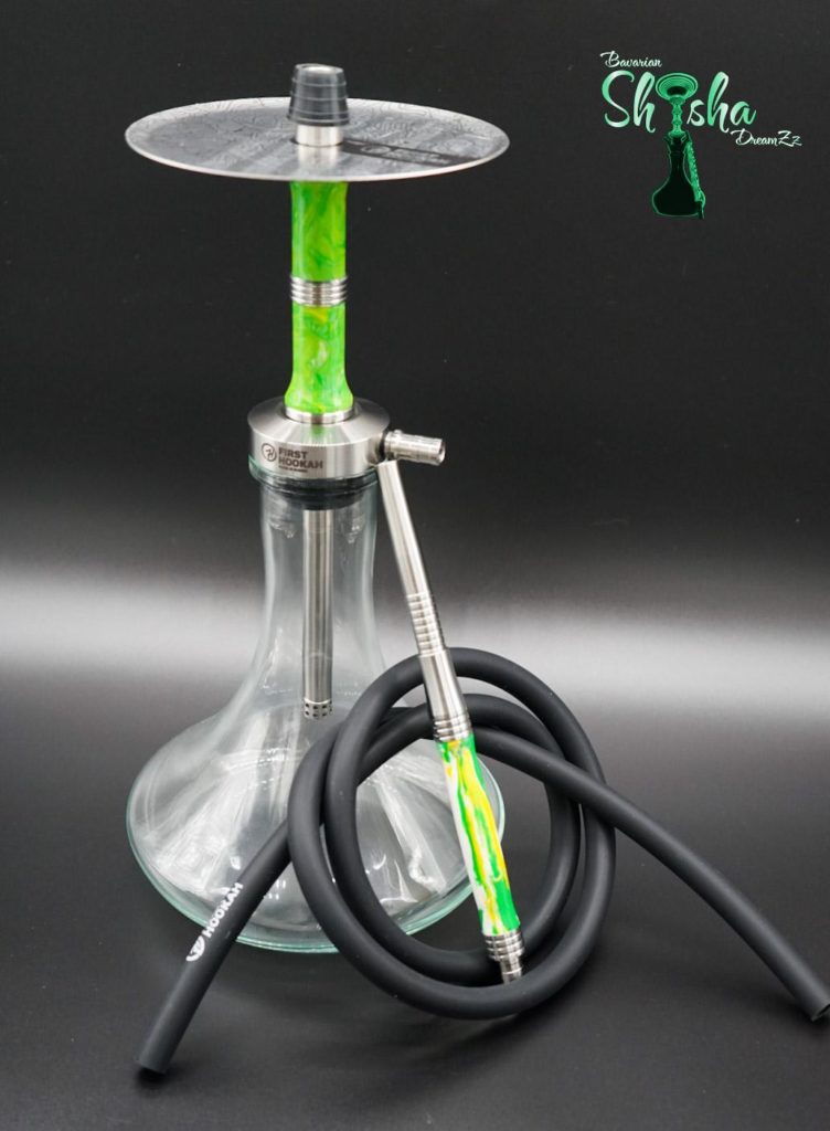 First Hookah - Core Mini Green/Yellow/White