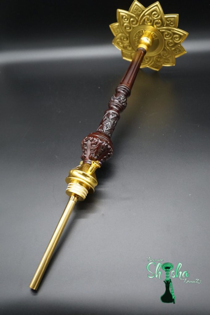 Dschinni Hookah - Legend V2A Cherry Wood Tradi Shisha - Image 3