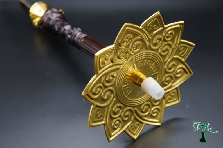 Dschinni Hookah - Legend V2A Cherry Wood Tradi Shisha - Image 5