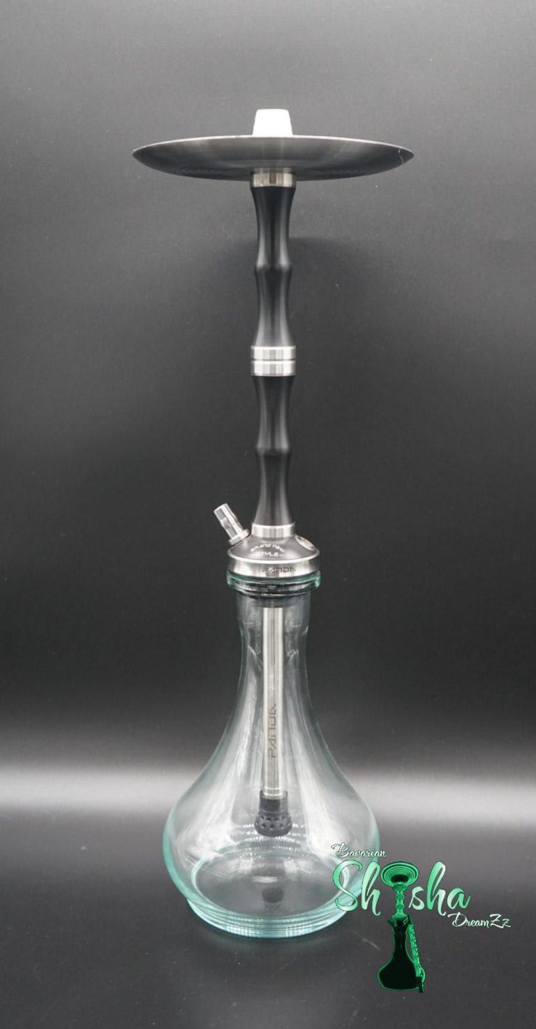 Panda Hookah - S.STEEL Black