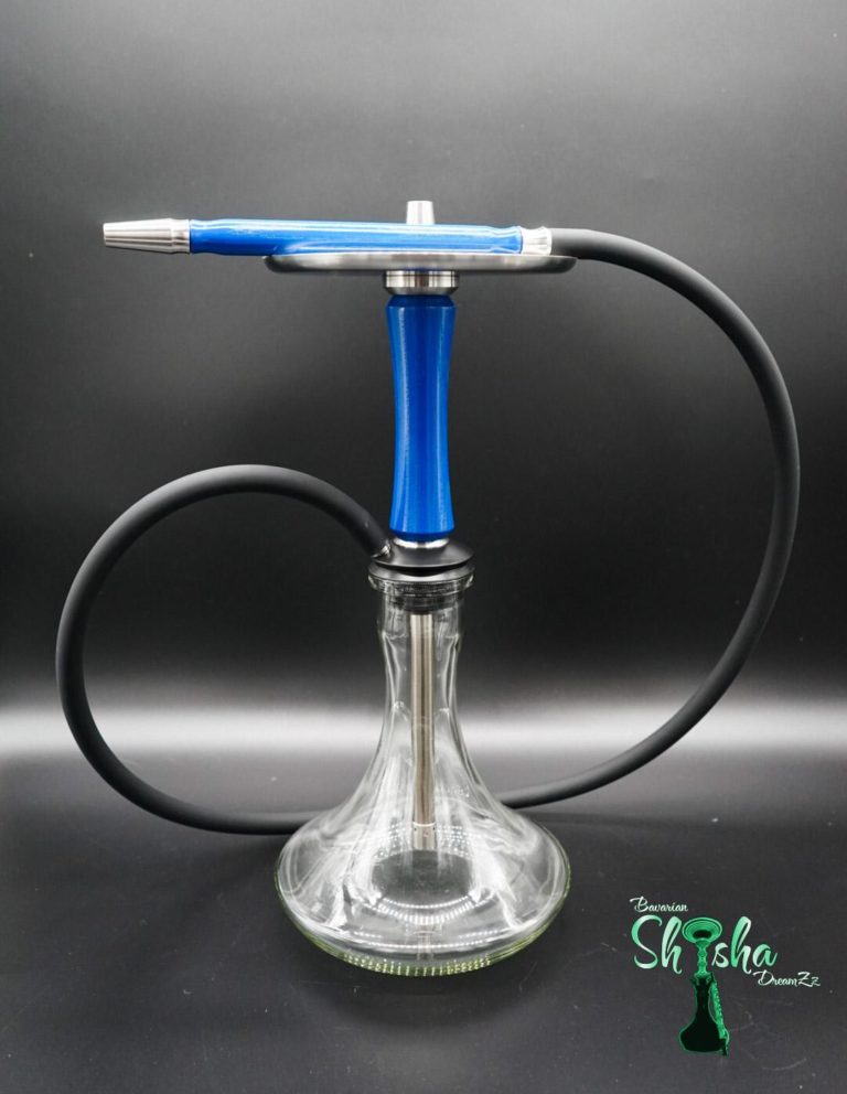Hawk Hookah - Wood Blue