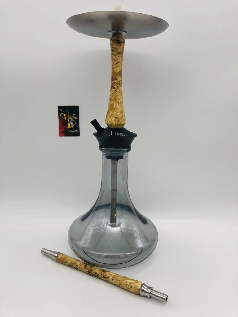 Union Hookah - Sleek Stabilized Wood Yellow