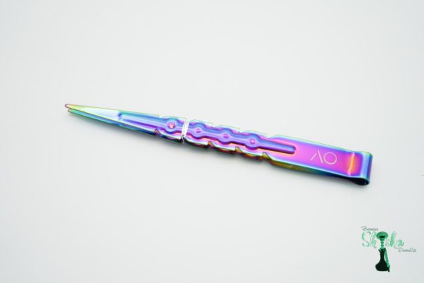AO - Kohlezange Edelstahl Rainbow 22cm