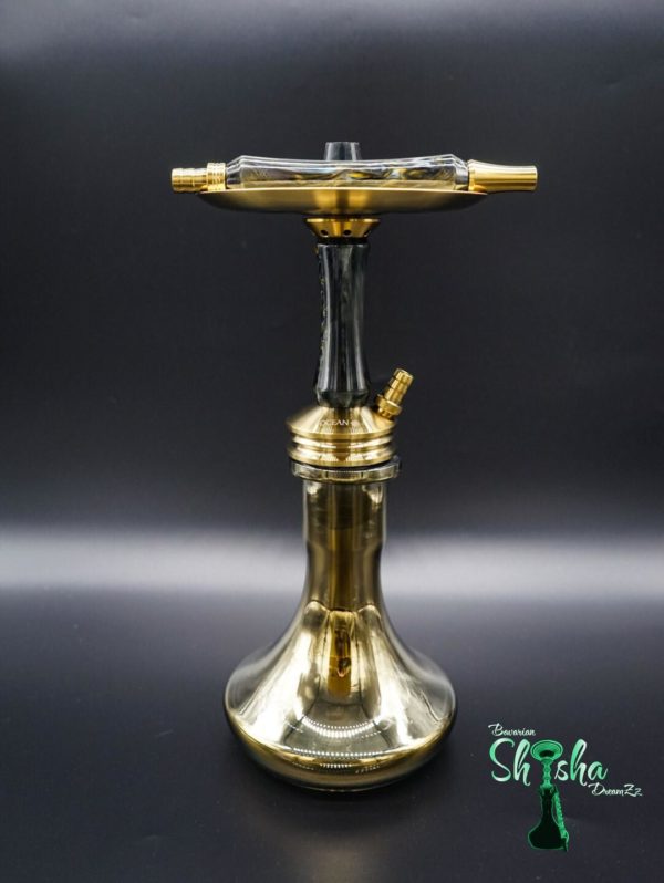 Ocean Hookah - Kaif Small Gold Onyx Gold
