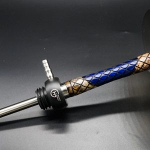Geometry Hookah – Little Bro Honeycomb – Epox Iroko Blue