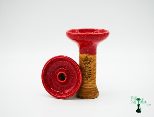Oblako - Phunnel M Glazed Marble Red Dotted