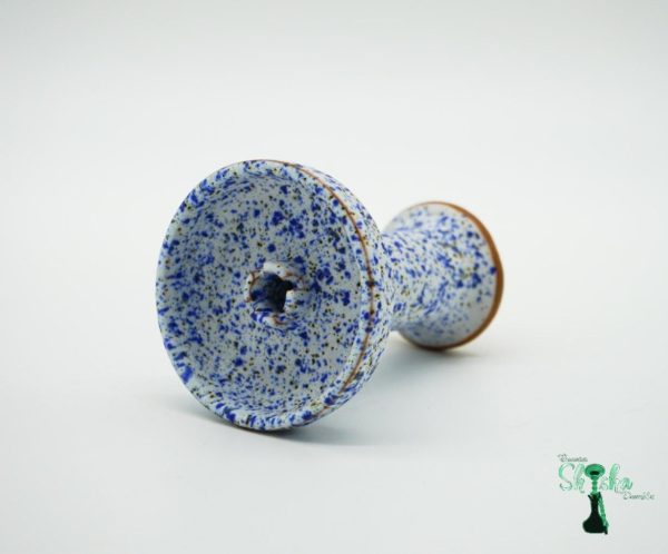 Smokelab Köpfe - Phunnel One Glaze White Blue