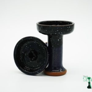 Smokelab Köpfe – Phunnel One Glaze Black Blue Dotted