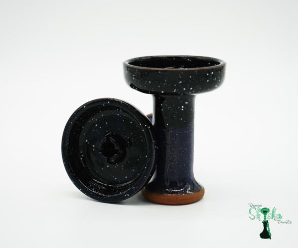Smokelab Köpfe - Phunnel One Glaze Black Blue Dotted