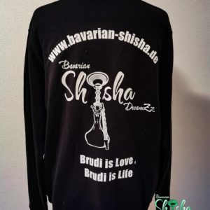 Bavarian Shisha DreamZz – Unisex Pullover – „Brudi is Love“ Größe L