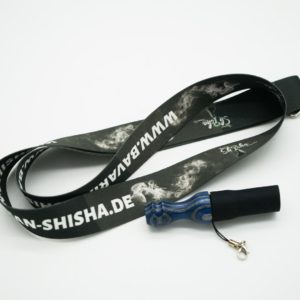 Bavarian Shisha DreamzZ – Hygienemundstück Holz blau/grau