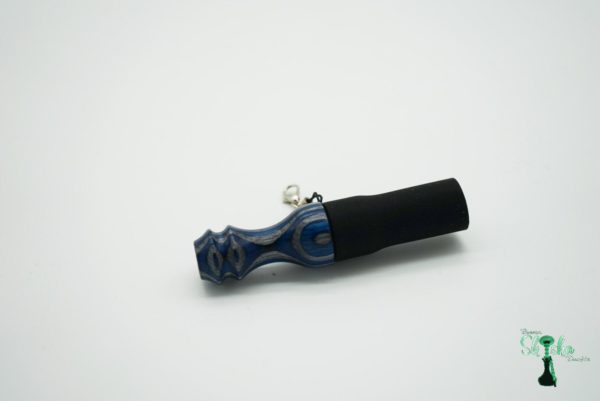 Bavarian Shisha DreamzZ - Hygienemundstück Holz blau/grau - Image 2