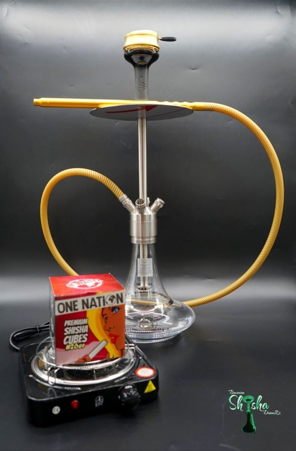 Steamulation Set Pro X Clear - Schlauch gold