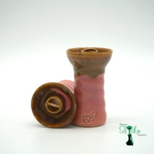 Alpaca Bowl – Predator – light brown over pink