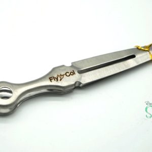 FlyCol Dagger – Kohlezange silber 23cm