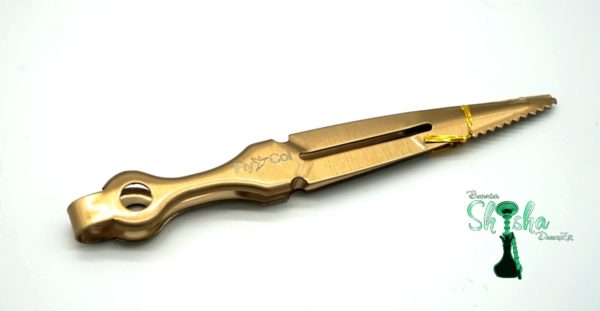 FlyCol Dagger - Kohlezange gold 23cm