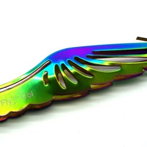 FlyCol Angel Wing – Kohlezange rainbow 23cm