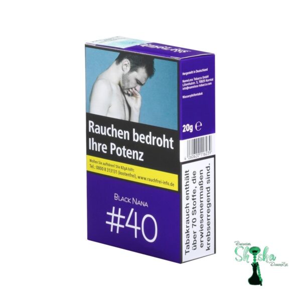 NameLess Tobacco - BLACK NANA #40 20g ( 160,00€ pro 1kg )