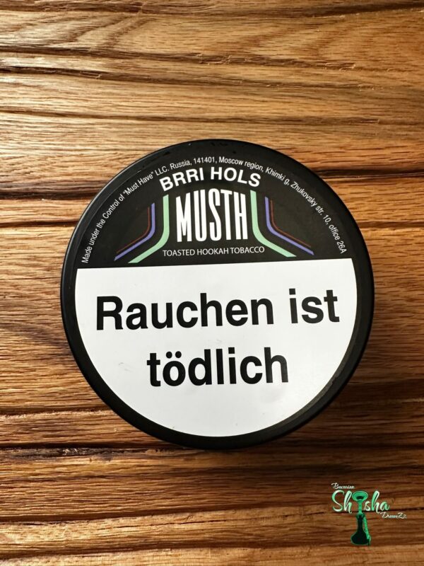 Musth Tobacco - BRRI HOLS 125g ( 191,20€ pro 1kg )
